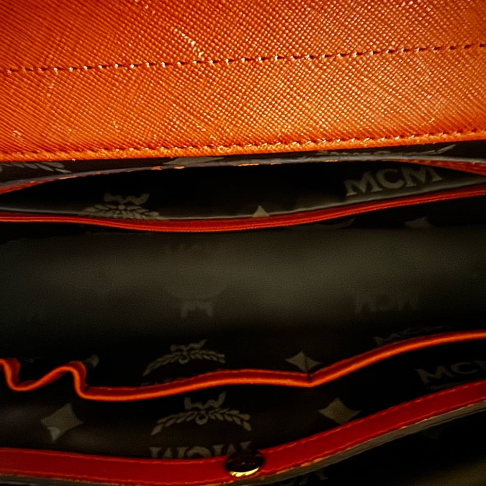 MCM Leather Satchel/ Crossbody Bag - Picture 11 of 16